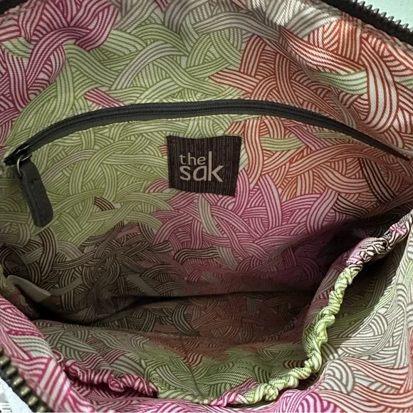 The Sak Gray Crossbody Leather Bag - Picture 8 of 14